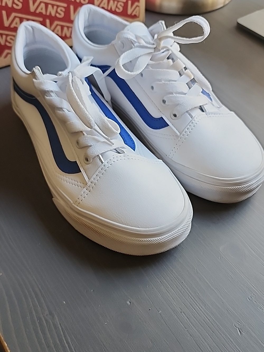 Vans Old Skool Pop Classic White/Blue
